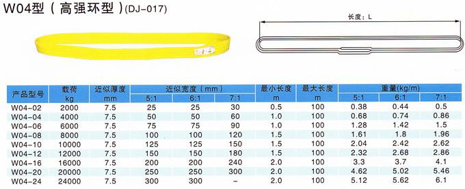 德化扁平德化吊装带